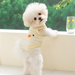 Cute Yellow Duck Pet Vest Breathable Summer Clothes For Dogs - Product Image 2