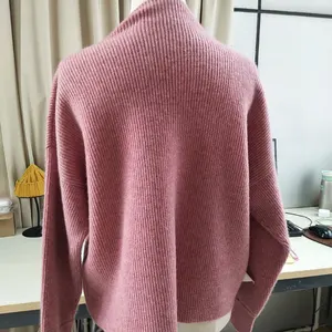 Personalizado Natal Tartaruga Pescoço <span class=keywords><strong>Cashmere</strong></span> Camisola Geométrica De Malha Design para Inverno Casual Estilo New Mock up Collar. - Product Image 2