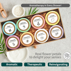 Lot <span class=keywords><strong>de</strong></span> 8 boules <span class=keywords><strong>de</strong></span> <span class=keywords><strong>sel</strong></span> <span class=keywords><strong>de</strong></span> bain aromatiques à la lavande avec fleurs séchées et huiles essentielles, 30g, coffret cadeau, idéal pour l'export. - Product Image 3