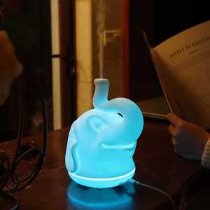 <span class=keywords><strong>Prix</strong></span> usine 400ML Éléphant En Céramique Aromathérapie Lampe Diffuseur Ultrasonique Huile Essentielle Aroma Lampe Diffuseur Maison USB YS - Product Image 5
