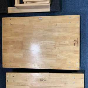 Grand plateau de meubles en bois massif chariot à main chariot mobile à quatre roues chariot avec plate-forme personnalisable OEM - Product Image 3