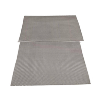 Maille de fil métallique tissée en acier inoxydable, tissage uni, bord renforcé, bandes à crochets prêtes pour les applications de filtre-presse, tamis rotatif à tambour