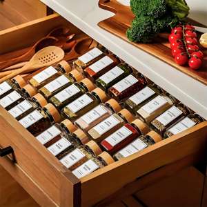 Cucina eco-friendly coperchio in legno di bambù vetro 120ml 4oz barattoli di <span class=keywords><strong>spezie</strong></span> 12 pezzi 24 pezzi 36 pezzi barattoli di <span class=keywords><strong>spezie</strong></span> Set con <span class=keywords><strong>etichette</strong></span> - Product Image 6