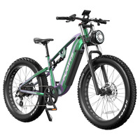 Duotts E26 Vélo de montagne électrique 26 Vélo de montagne à suspension complète Ebike Bangfang Motor Winter MTB Fat Tyre 4.0 For Snow