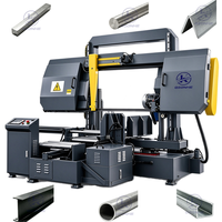 Scie à ruban portique CNC de 610 mm de hauteur pour la découpe de l'acier au carbone, de l'acier allié, de l'aluminium et des alliages de titane