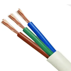 H05VVH2-F/H05VV-F 0.75-1.5mm2 Copper Conductor German Standard Multi Cores Flexible Power Cord Cable