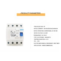 Mezeen F364-4P original RCCB interrupteurs différentiels 2P 4P magnétique RCD ELCB courant résiduel actionné disjoncteur