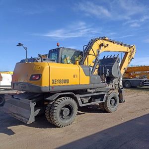Excavadora de Ruedas XE180WD de Alto Rendimiento, 18 Toneladas, Tracción 4x4, para Proyectos Municipales, Viales e Infraestructura - Product Image 4