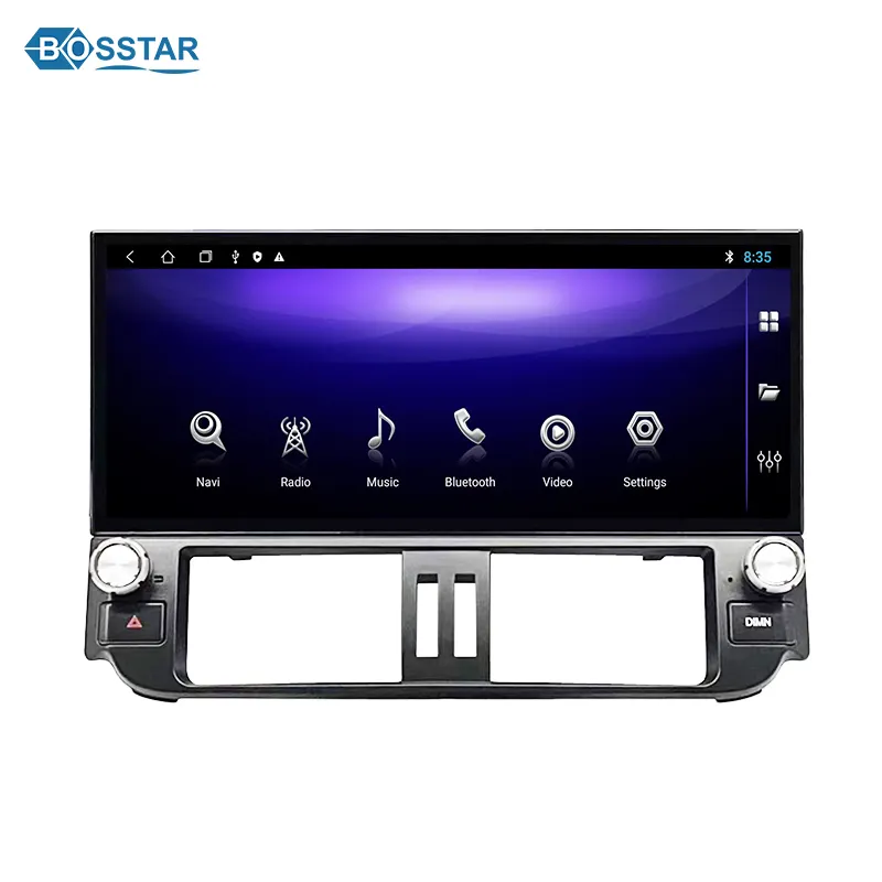 Android Toyota Land Cruiser Prado 150 için 2010 2011 2012 2013 araba radyo Stereo multimedya Video oynatıcı kafa ünitesi Carplay