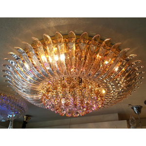 Venta directa de fábrica, lámpara de techo de estilo clásico, hotel, ático, banquete, sala de estar, lámpara de diseño de lujo, lámpara de techo de cristal - Product Image 5