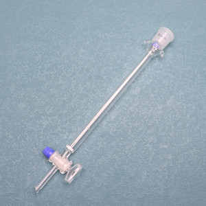 Colonne de chromographie en verre Boro 3.3 avec disque frit et robinet d'arrêt en PTFE, vente directe d'usine - Product Image 4