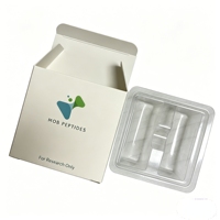 Étiquette autocollante imperméable pour flacon en verre résistant aux basses températures, design peptide, 3 ml, 5 ml, 10 ml, pour emballage de flacons