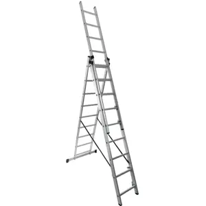Durability Aluminum Sliding Folding Safety Ladder
