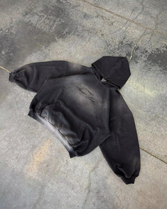 Yingling Tùy Chỉnh Căng Thẳng Mặc Mô Hình In Hoodies Crop Phù Hợp Nặng Mặt Trời Faded Rửa Cotton <span class=keywords><strong>Set</strong></span> Cắt Boxy Hoodie Cho Nam Giới - Product Image 3