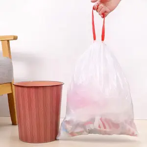 가정용 두꺼운 졸라매는 끈 쓰레기 봉투 휴대용 자동 폐쇄 쓰레기 봉투