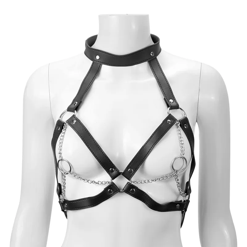 Weibliche Kleidung Adult Toys Sexy Kette Bondage Dessous Sklave Leder Korsett LIingerie Sexspielzeug BDSM Bondage Sexy Body Chain