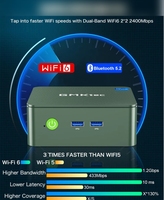 Mini PC Nuc Box GMKtec G3 Plus Intel 12e génération Twin Lake N150 6W faible consommation, double M.2, double HDI, LAN 2.5G, DDR4, double affichage 4K, 4 ports USB 3.2
