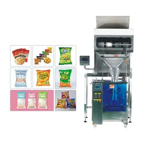 4 Linear Scales 4 Head Cashew Nut Rice Coffee Beans Peanuts Lentil Net Weight Machine Weighing Filling Packing Machine