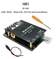 ZK-1002 HIFI TPA3116 5.0 Amplificateur Numérique Stéréo Haute Puissance 100W+100W pour Home Cinéma – Carte Amplificatrice Linéaire