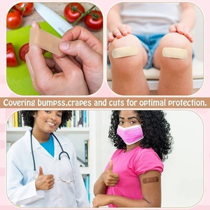 Pansements adhésifs en tissu souple, respirants et élastiques, pour les doigts et les articulations, assortiment en vrac - Product Image 6