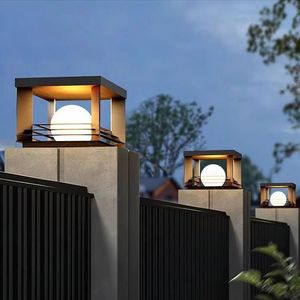 Luces solares para columnas, paredes exteriores, patios, pilares, columnas de puertas, jardines modernos, villas, pilares de portales, luces para pilares - Product Image 2