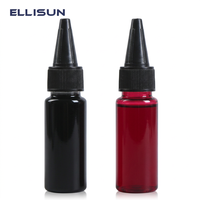 Bouteille de colle anaérobie en plastique noir LDPE 30 ml, flacon compte-gouttes à presser avec bouchon à vis
