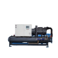 Refroidisseur à vis industriel sur mesure TIBO modèle 008, grande capacité, refroidissement air-eau, double spécification, 60 kW, R134a/R-404A, pompe à moteur, garantie 1 an