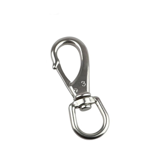 Mousquetons pivotants en acier inoxydable, clips pour mât de drapeau, mousquetons à ressort robustes pour corde de mât de drapeau - Product Image 3