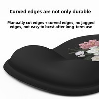 Tapis de Souris en Silicone Style Goutte d'Eau avec Repose-Poignet pour Ordinateur et Bureau - Vente Directe Fabricant - Vente en Gros