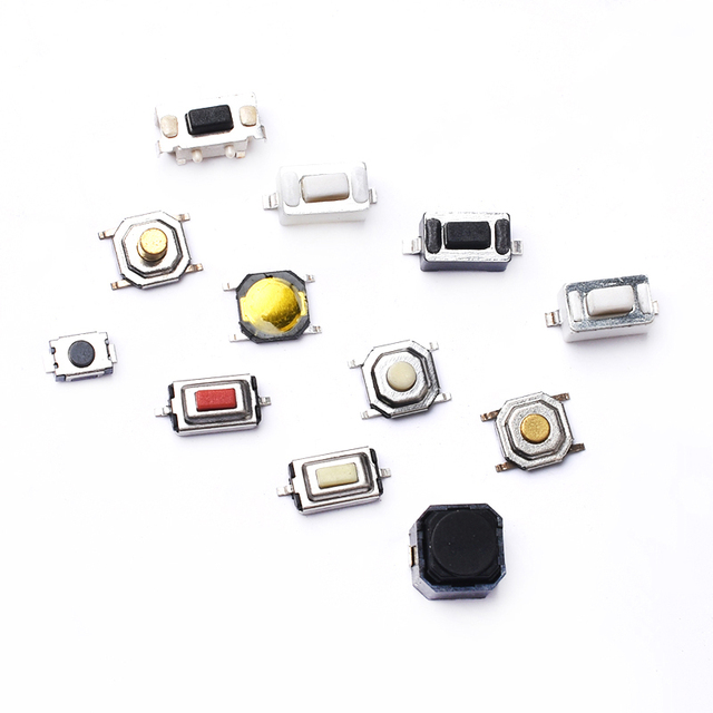 New 3*6*2.5mm 3*6*2.5H 3x6x2.5mm SMD White Push Button Switch Microswitch Tact Switch