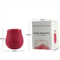 Großhandel Rose Sexspielzeug Weiblicher Saugvibrator G-Punkt Klitoris-Nippel-Stimulator Sexspielzeug-Box für Frauen USB Wiederaufladbar 10