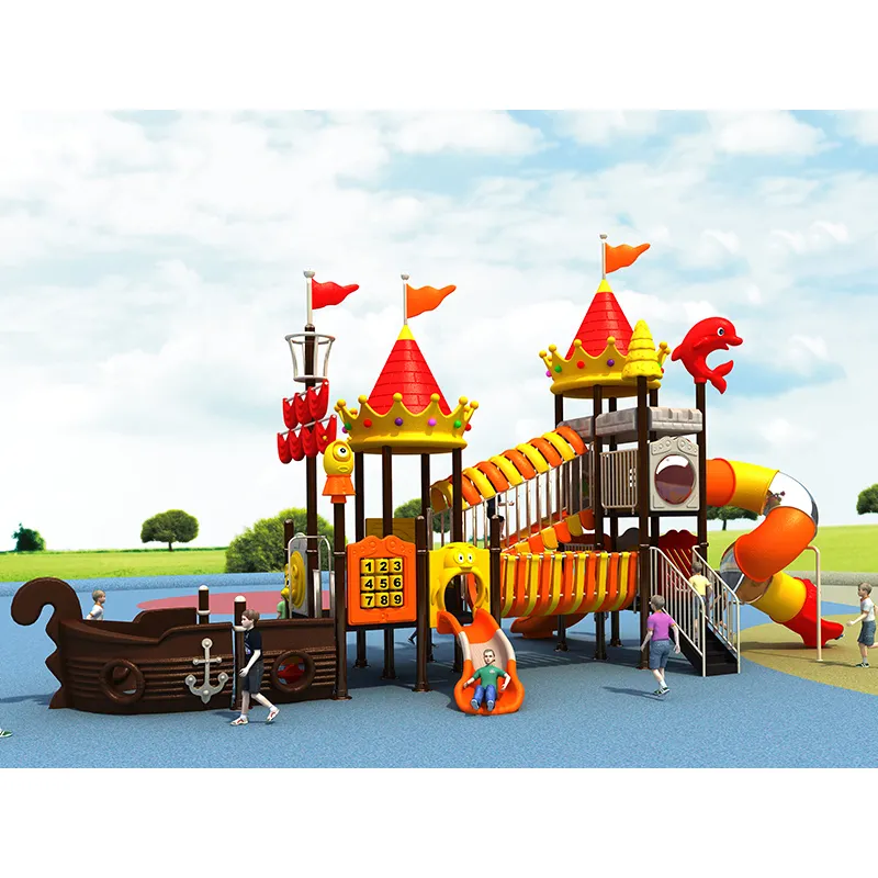 Playground ao ar livre comercial define crianças jogos Indoor Playground equipamentos 10 pés Slide para Home plástico