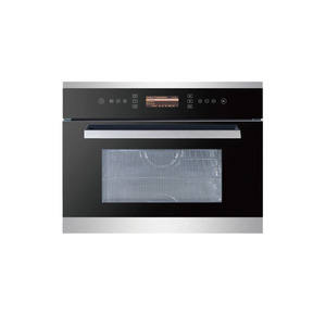 Four combiné <span class=keywords><strong>encastrable</strong></span> avec fonction <span class=keywords><strong>micro</strong></span>-ondes 2 en 1, appareil de cuisine pour la cuisson, la rôtissure et le chauffage rapide, usage domestique - Product Image 2