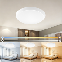 Plafonnier LED moderne 15W 24W 32W 40W, panneaux LED encastrés ronds en aluminium pour chambre, salon, cuisine