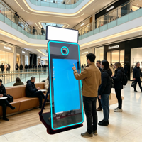 Machine à Selfie Miroir Magique Personnalisable de 70 Pouces, Équipée d'une Caméra et d'une Imprimante, Idéale pour la Location d'Événements