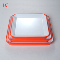 Usine vente chaude 7 "'vaisselle en mélamine nordique assiette double couleur-stocké en gros