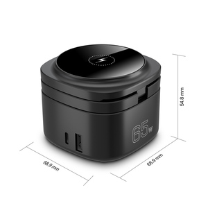 GaN 65W 5 in 1 시계 전화 컴퓨터 이어폰 태블릿 무선 충전기 인증 스마트 충전기 - Product Image 1