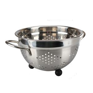 Passoire en acier inoxydable 4,8 L / 5 quarts - Passoire en métal à gros trous et poignées - Product Image 2