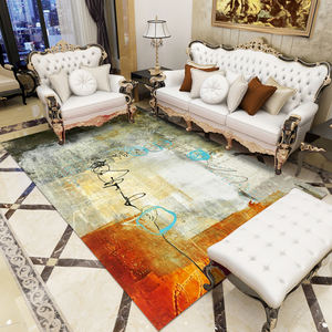 พรมปูพื้นขนาดใหญ่กันลื่นดีไซน์ใหม่พรมปูพื้น3D หรูหราสำหรับตกแต่งห้องนั่งเล่น - Product Image 1