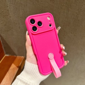 เคสโทรศัพท์ลายการ์ตูนมาการอง TPU หนา 1.5 มม. พร้อมสายคล้อง/สายรัดข้อมือ แหวนแม่เหล็ก กันน้ำ รุ่น 16 Pro 15 14 ป้องกันการตกกระแทก 10 - Product Image 1