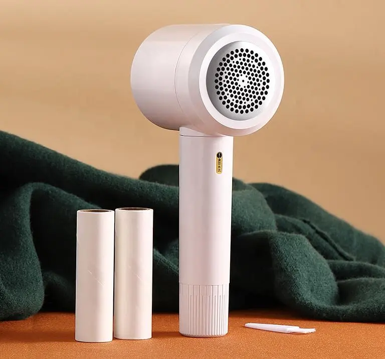 Fashionable Rechargeable Electric Lint Remover Fabric Shaver with Lint Roller for Clothes Wool