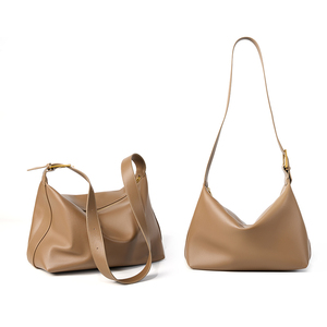 กระเป๋าโท้ทฮอบโอบอัลไลน์หนังแท้สไตล์โบฮีเมียนผลิตขายส่งกระเป๋าสะพายไหล่แนววินเทจสำหรับผู้หญิงงานฝีมือทนทานต่อการใช้งานและแข็งแรง - Product Image 3