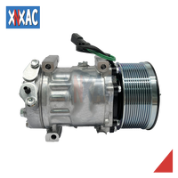Compresseur de climatisation automobile adapté aux excavatrices Caterpillar 320D 320D2 323D2 329E 323F 330F SD7H15 372-9295 12PK 24V