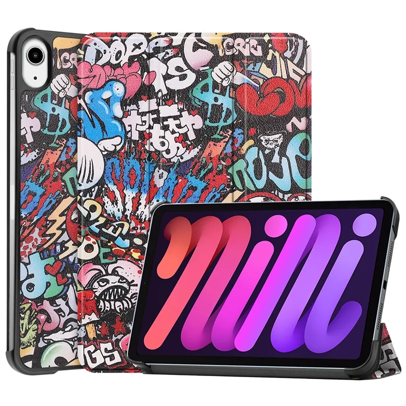 Ốp Mỏng Đứng Cứng Lưng Shell Tablet Cover PC Chống Sốc Da Tablet Case Cho Apple iPad Mini 6 Trường Hợp Bìa