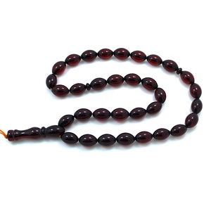 Nuovo stile dimensioni 9*13mm colore rosso tasbeeh islamico 33 perline di preghiera <span class=keywords><strong>rosario</strong></span> musulmano <span class=keywords><strong>uomo</strong></span> e donna Misbaha tesbih - Product Image 6