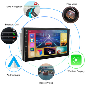 SaiHo Autoradio Android 1 Din da 7 Pollici con CarPlay Wireless Integrato, GPS, Telecamera di Retromarcia <span class=keywords><strong>EVR</strong></span> HD 1080P - Product Image 2