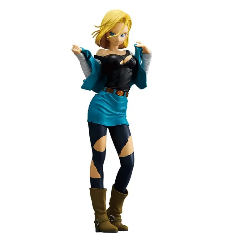 Oem custom Glitter & Glamours Android 18 B anime figures androide 18