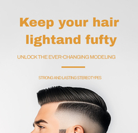 Cera per Capelli Unisex OEM 120g, Pomata Forte per Styling Duraturo su Capelli Secchi e Ricci, per Capelli Crespi da Uomo