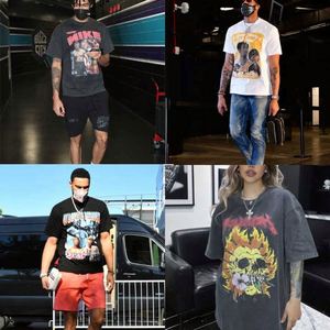 Vintage Orange 250gsm Heavy Weight T-Shirt 100% Cotton Bulk Washed Oversized Acid Washed Digital Printing Graphic Graphic - Product Image 4