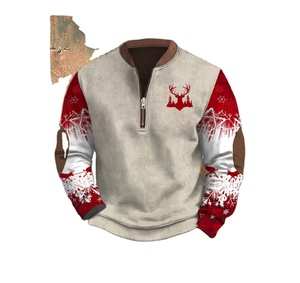 <span class=keywords><strong>Pull</strong></span> tricoté amusant pour <span class=keywords><strong>homme</strong></span>, imprimé animal, en polyester/coton respirant, anti-plis, anti-rétrécissement, séchage rapide, idéal pour l'hiver et Noël - Product Image 1